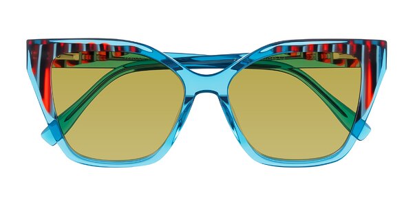 Front of Zimme in Blue Fizz