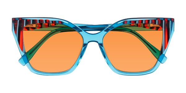 Front of Zimme in Blue Fizz