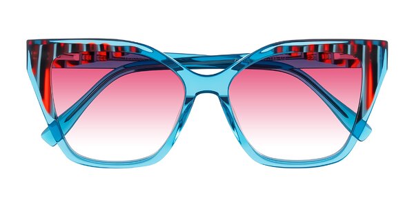 Front of Zimme in Blue Fizz