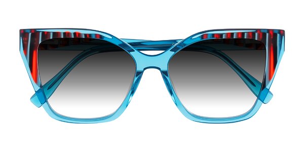 Front of Zimme in Blue Fizz