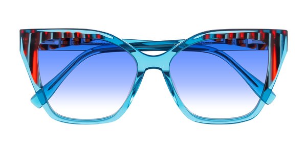 Front of Zimme in Blue Fizz