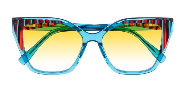 Front of Zimme in Blue Fizz
