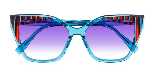 Front of Zimme in Blue Fizz