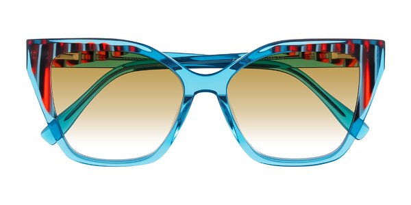 Front of Zimme in Blue Fizz