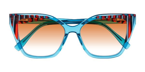 Front of Zimme in Blue Fizz