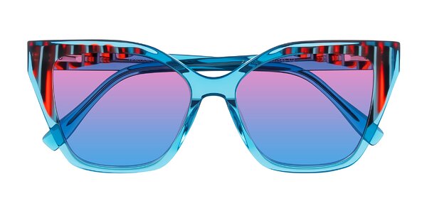 Front of Zimme in Blue Fizz
