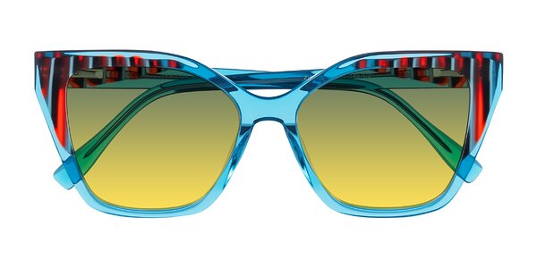 Front of Zimme in Blue Fizz