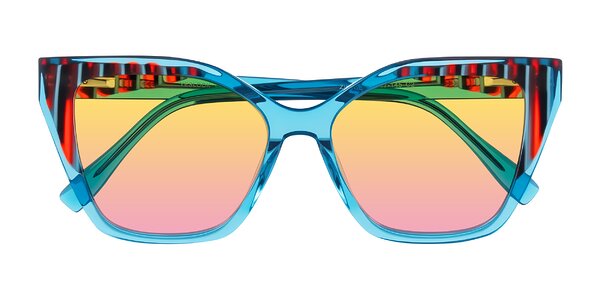 Front of Zimme in Blue Fizz