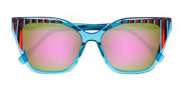 Front of Zimme in Blue Fizz