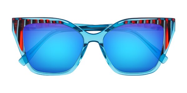 Front of Zimme in Blue Fizz
