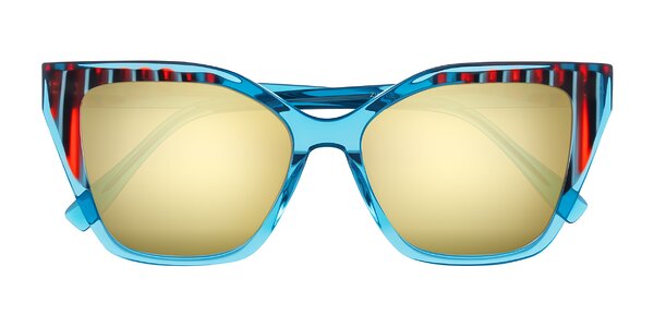 Front of Zimme in Blue Fizz