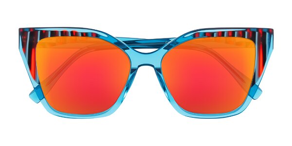 Front of Zimme in Blue Fizz