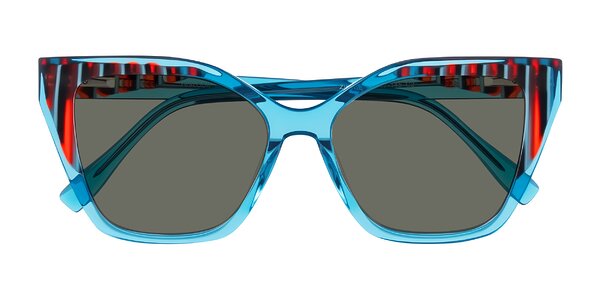 Front of Zimme in Blue Fizz