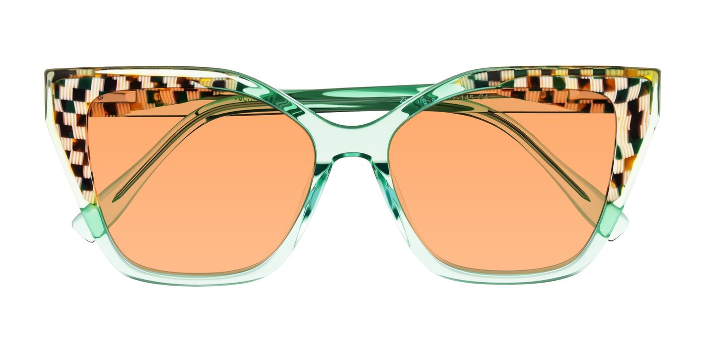 Zimme - Mint Mod Tinted Sunglasses