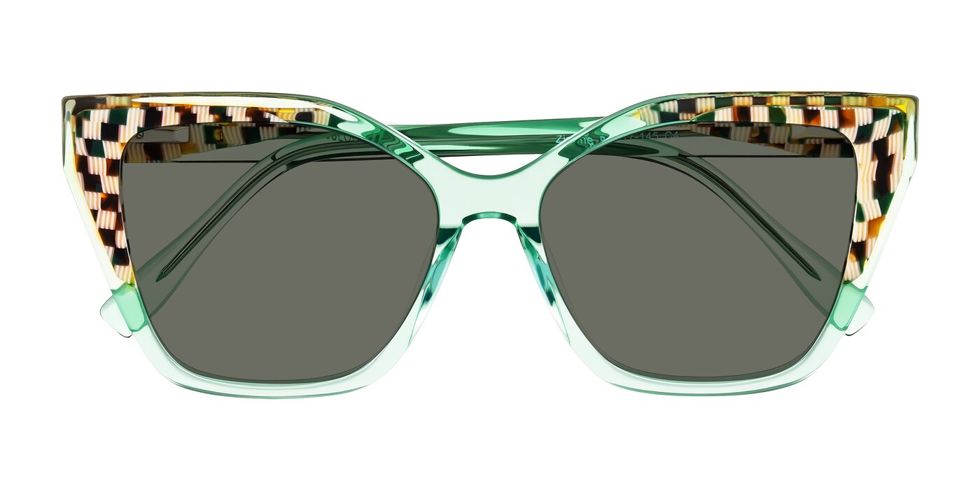 Zimme - Mint Mod Polarized Sunglasses