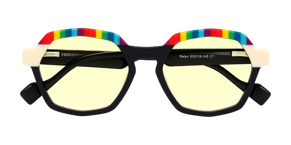 Front of Ralyn in Rainbow Noir
