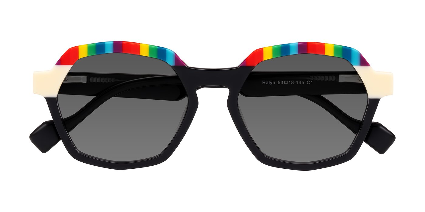 Ralyn - Rainbow Noir Tinted Sunglasses