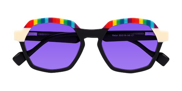Front of Ralyn in Rainbow Noir