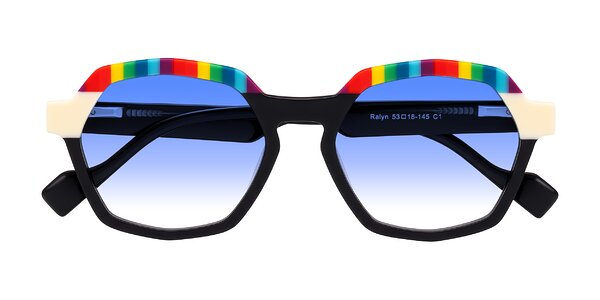 Front of Ralyn in Rainbow Noir