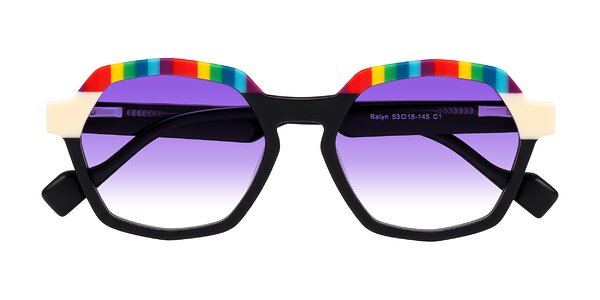 Front of Ralyn in Rainbow Noir