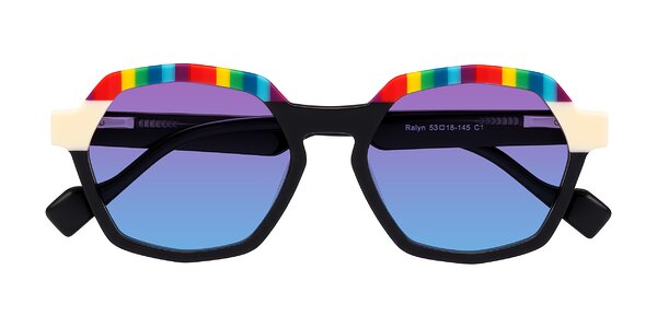 Front of Ralyn in Rainbow Noir