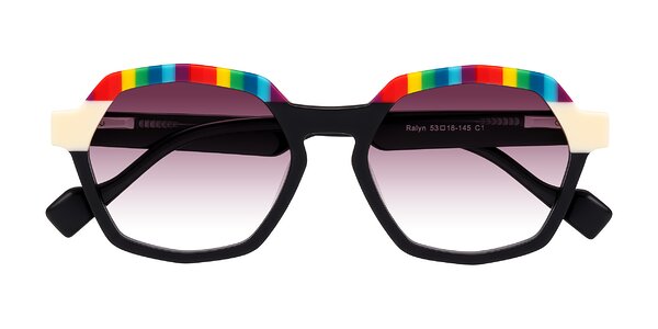 Front of Ralyn in Rainbow Noir