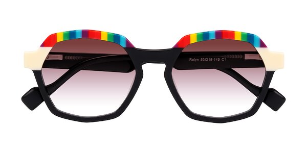 Front of Ralyn in Rainbow Noir