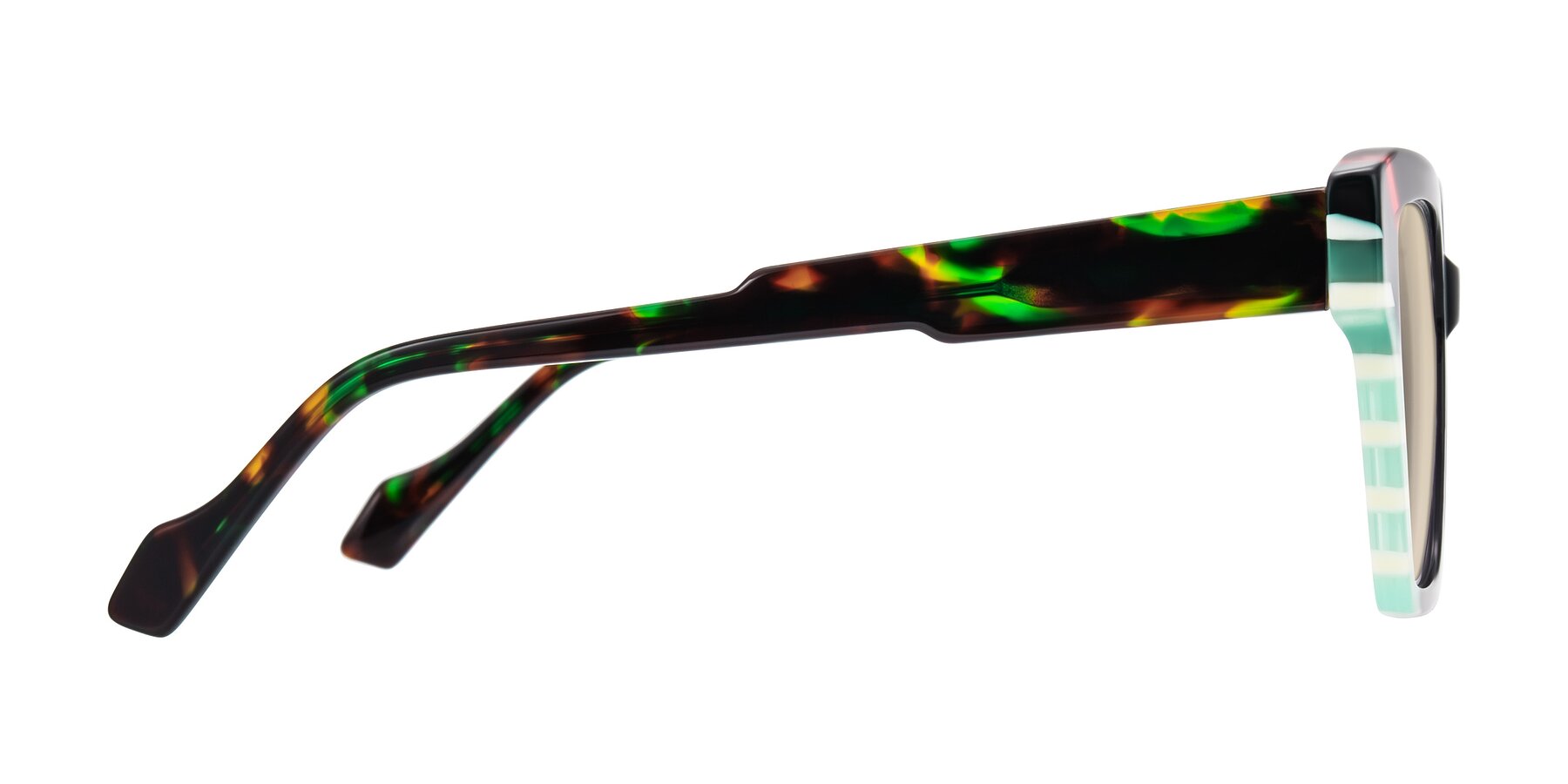 Side of Widvale in Onyx Mosaic with Light Brown Tinted Lenses