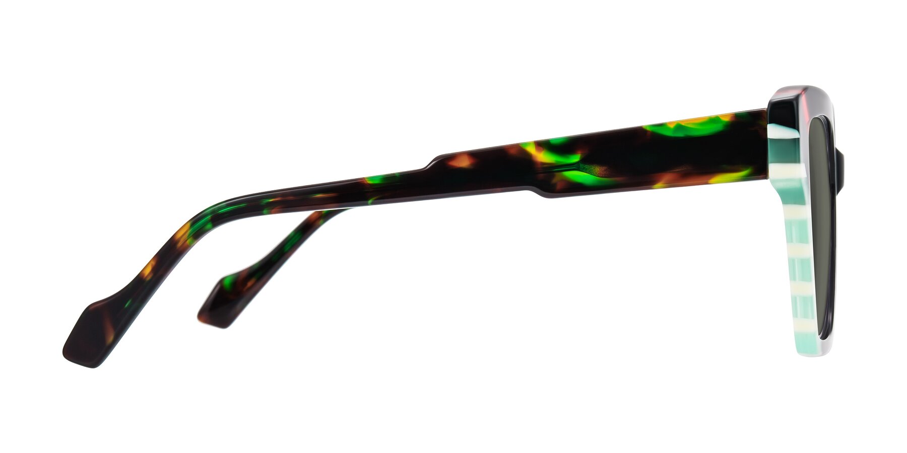 Side of Widvale in Onyx Mosaic with Gray Polarized Lenses