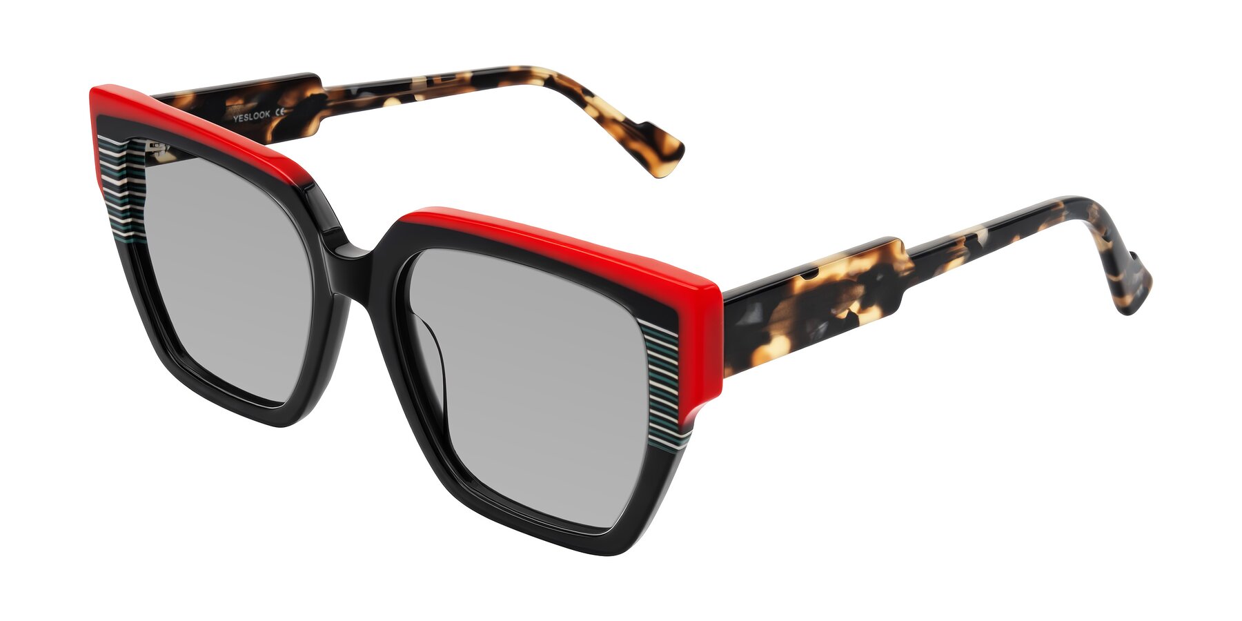 Angle of Delph in Crimson Track with Light Gray Tinted Lenses
