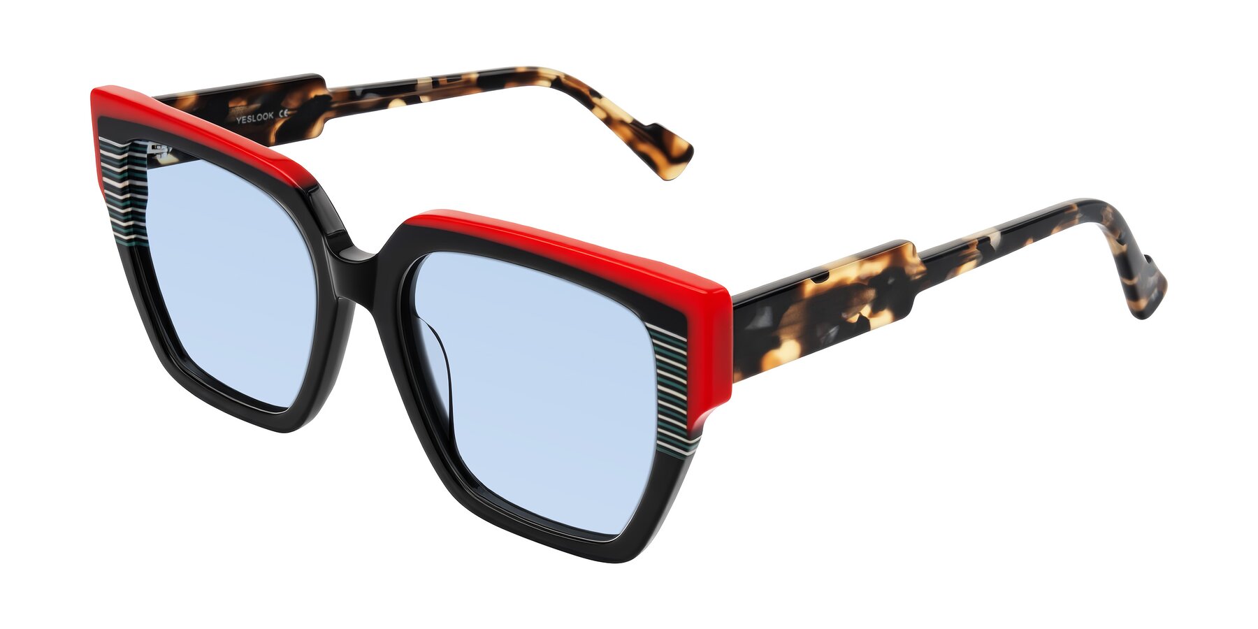 Angle of Delph in Crimson Track with Light Blue Tinted Lenses