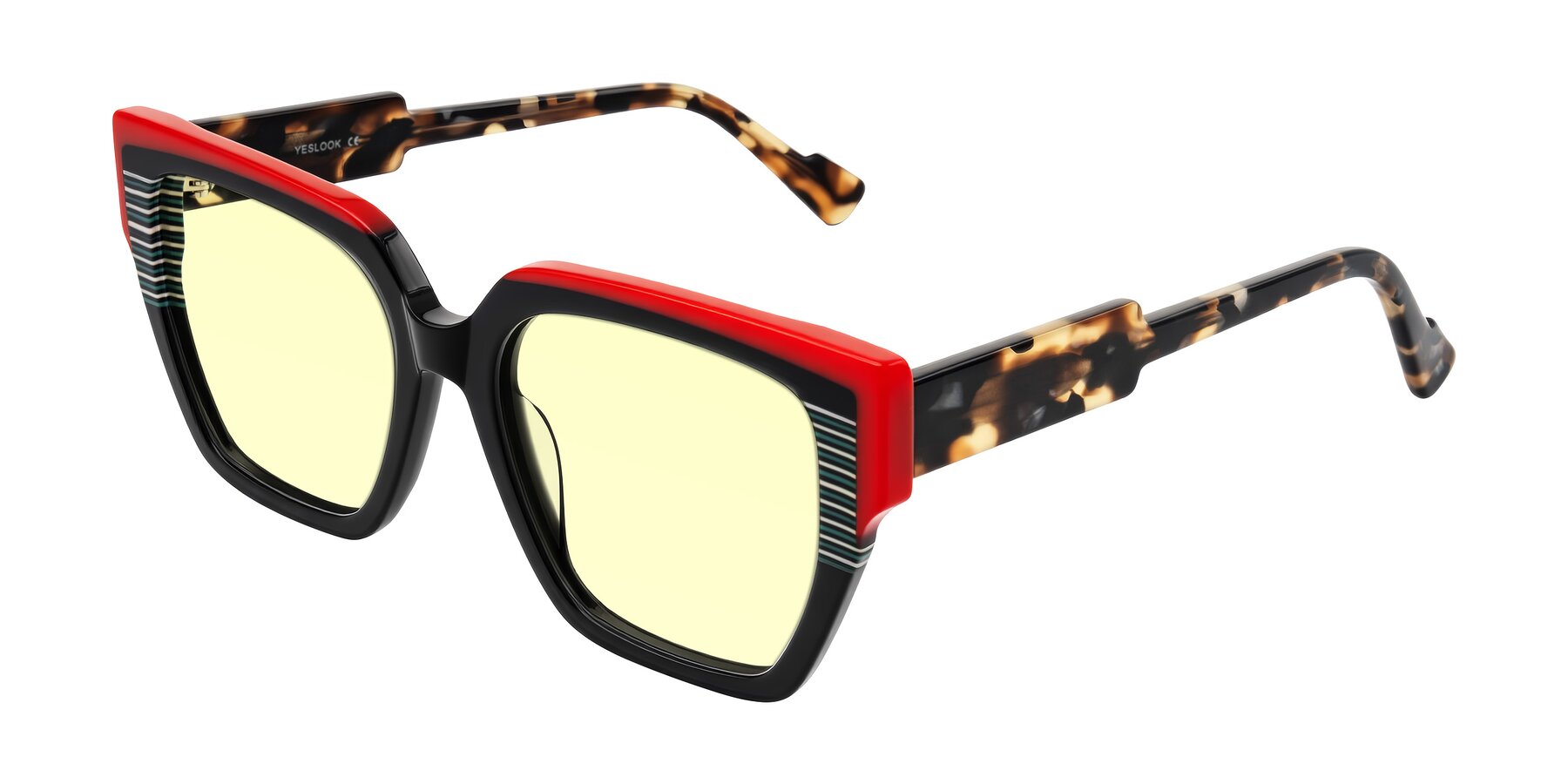 Angle of Delph in Crimson Track with Light Yellow Tinted Lenses