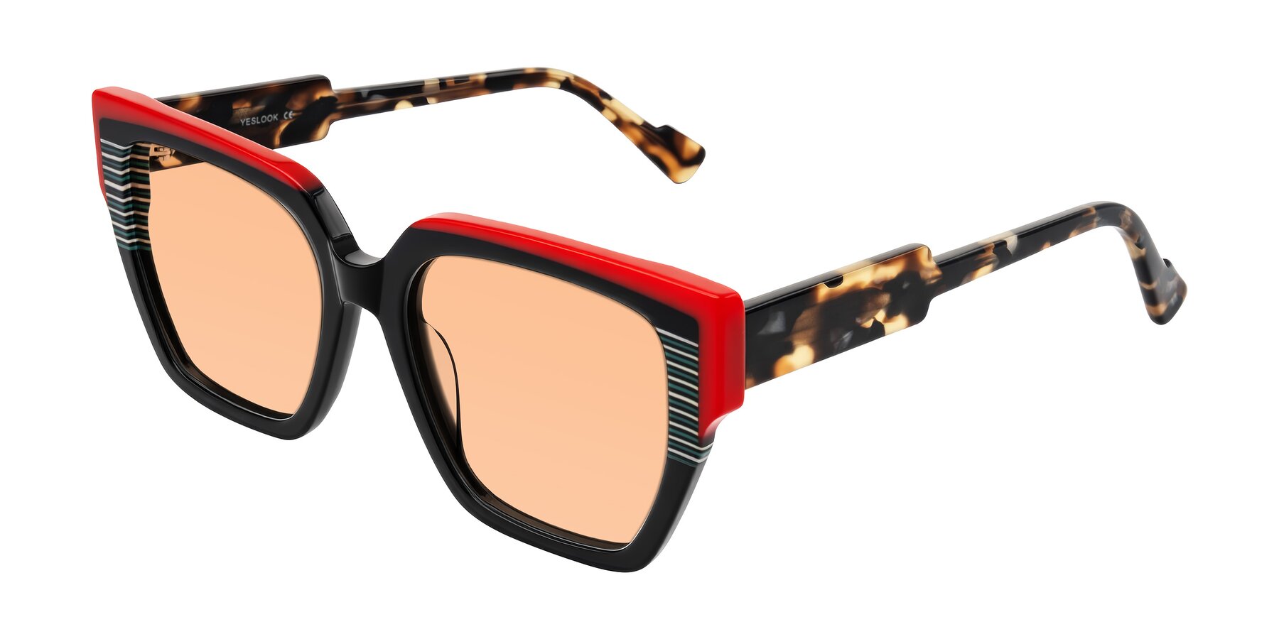 Angle of Delph in Crimson Track with Light Orange Tinted Lenses
