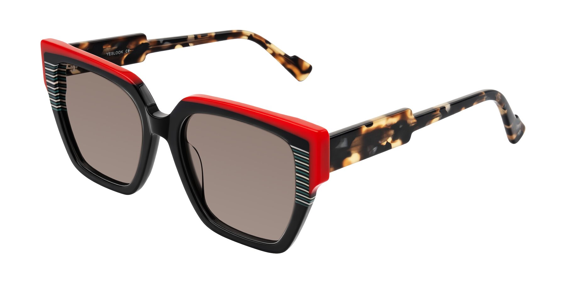 Angle of Delph in Crimson Track with Medium Brown Tinted Lenses