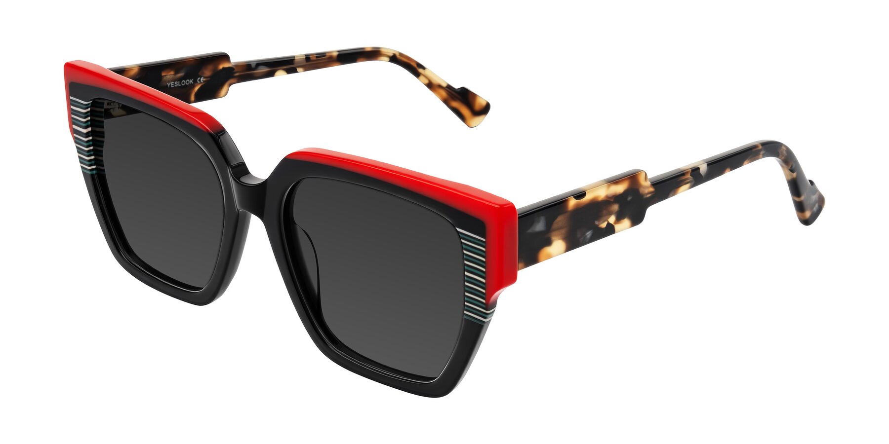 Angle of Delph in Crimson Track with Gray Tinted Lenses