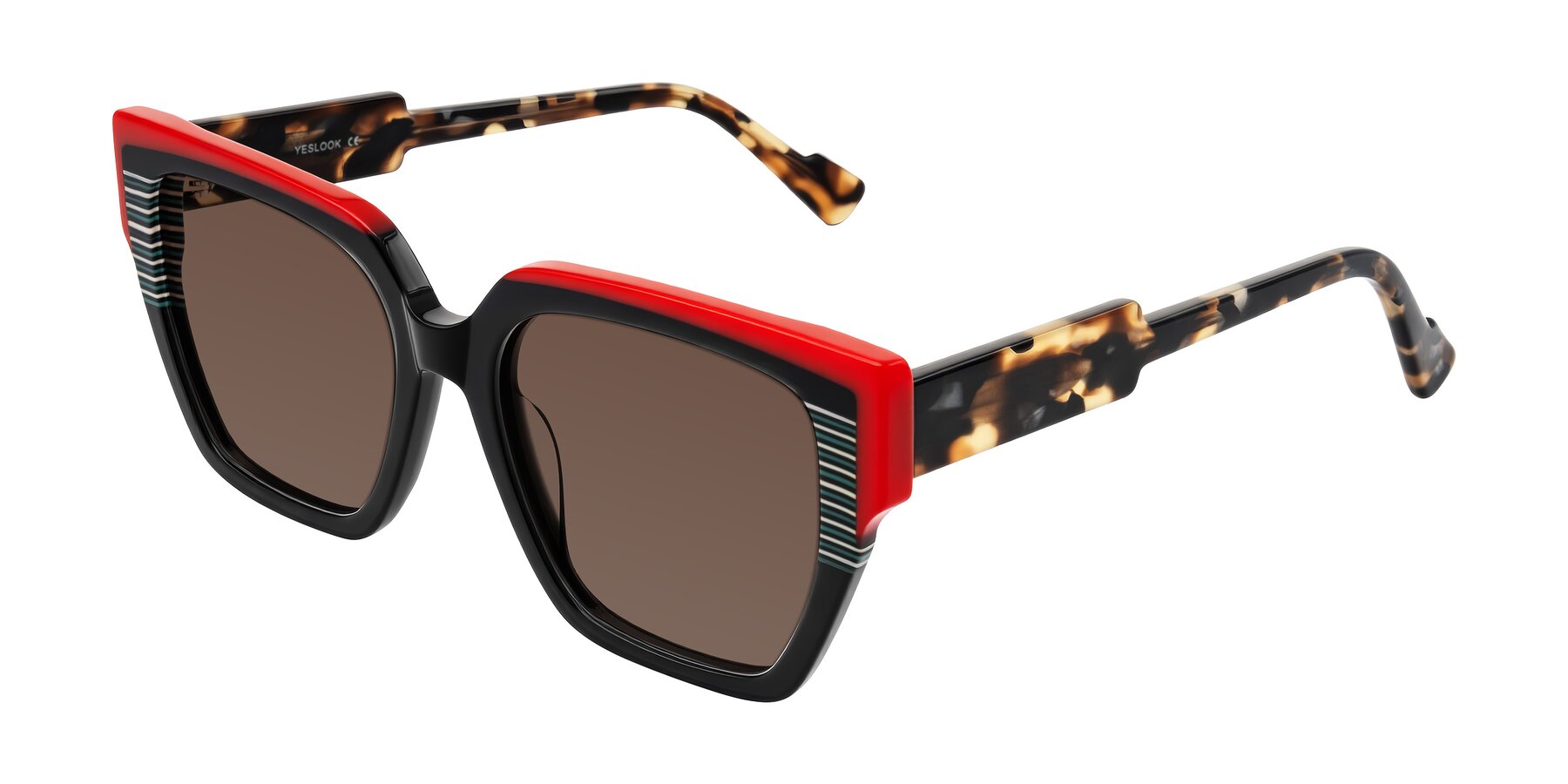 Angle of Delph in Crimson Track with Brown Tinted Lenses