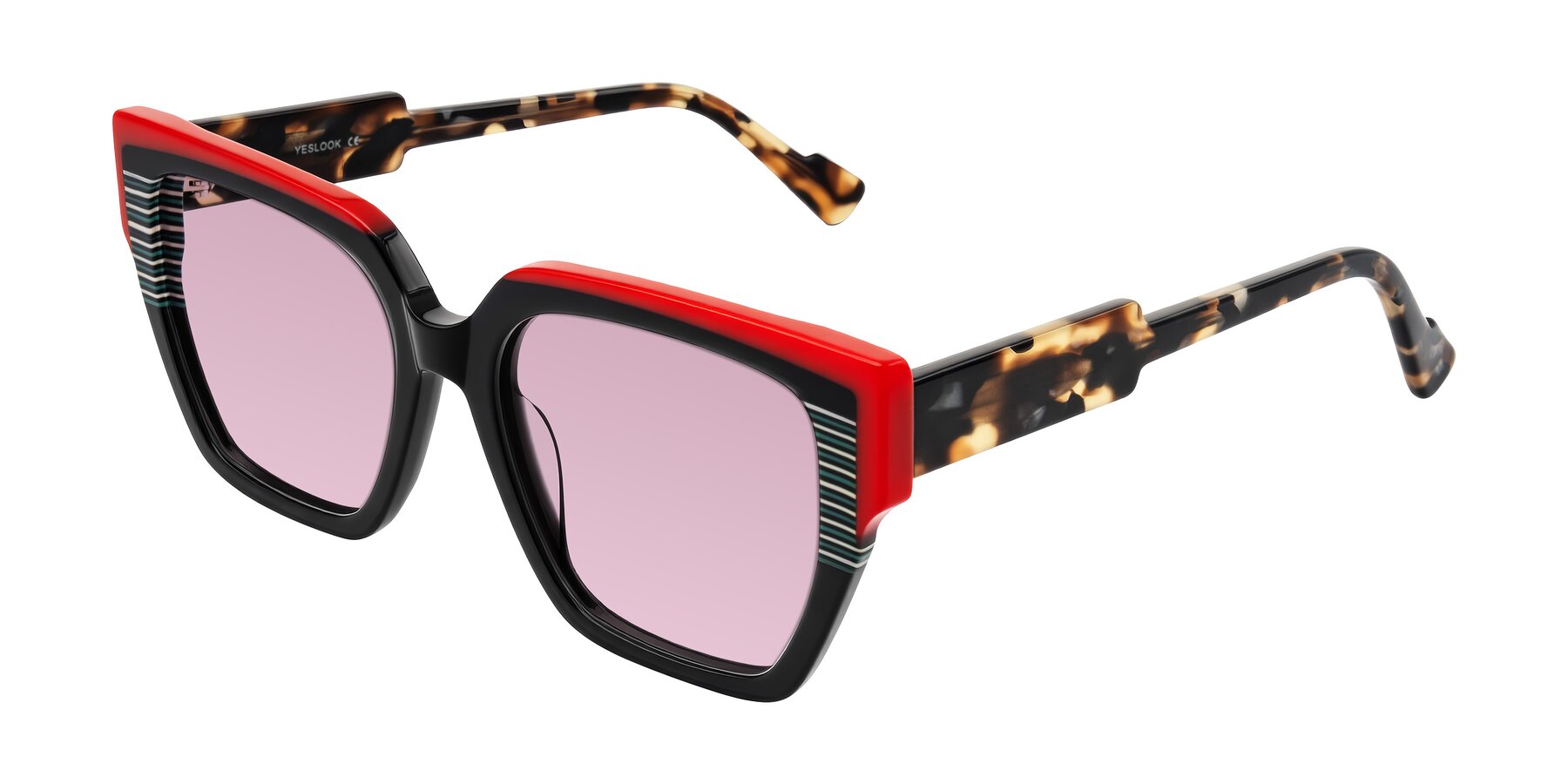 Angle of Delph in Crimson Track with Light Wine Tinted Lenses