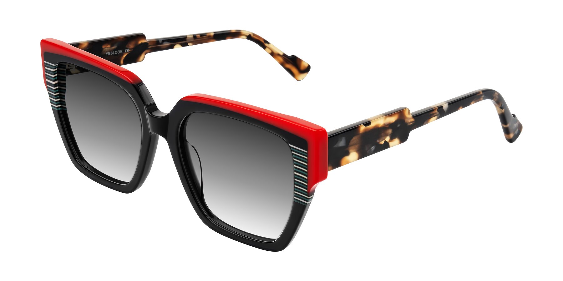 Angle of Delph in Crimson Track with Gray Gradient Lenses