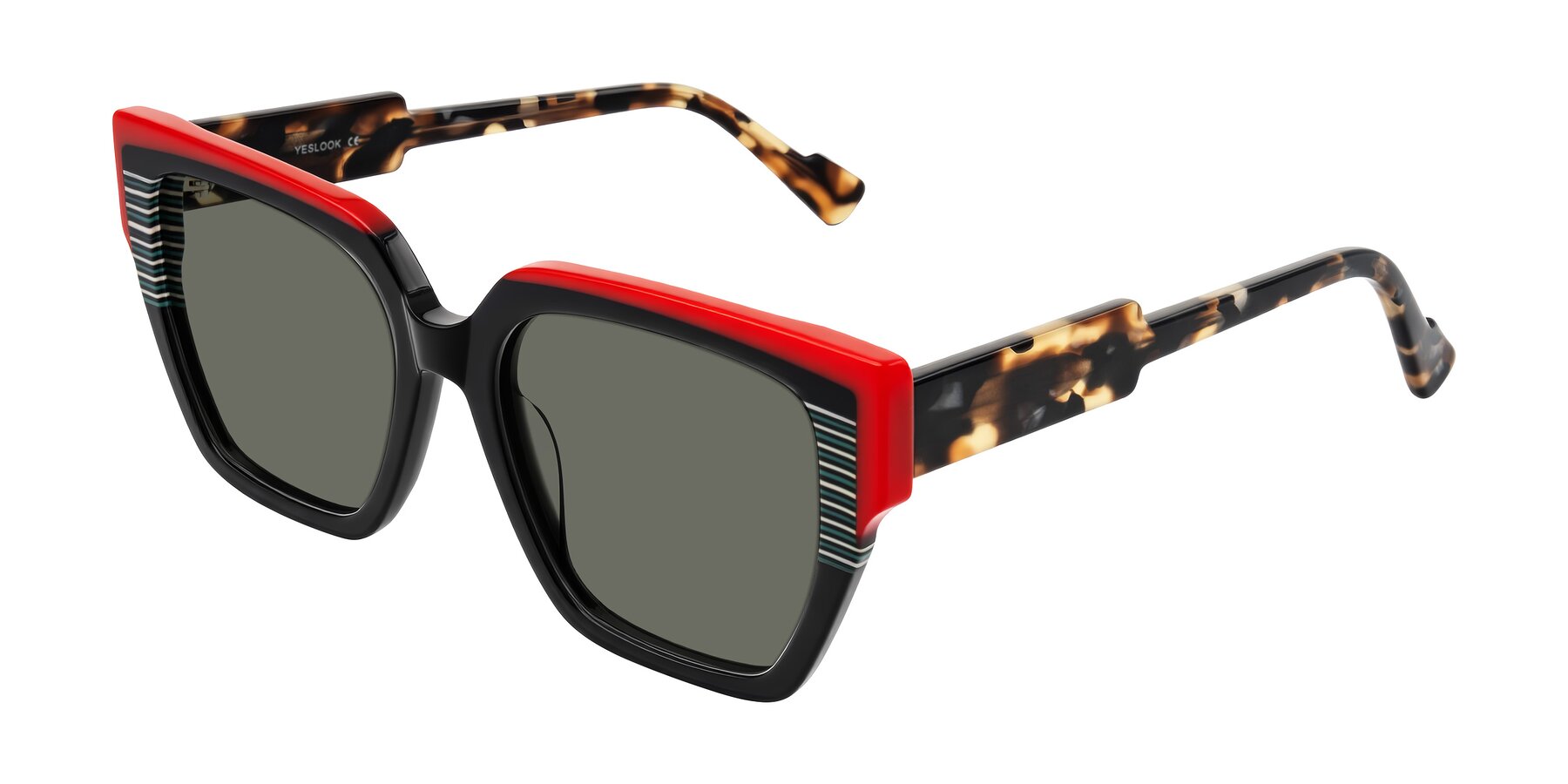 Angle of Delph in Crimson Track with Gray Polarized Lenses