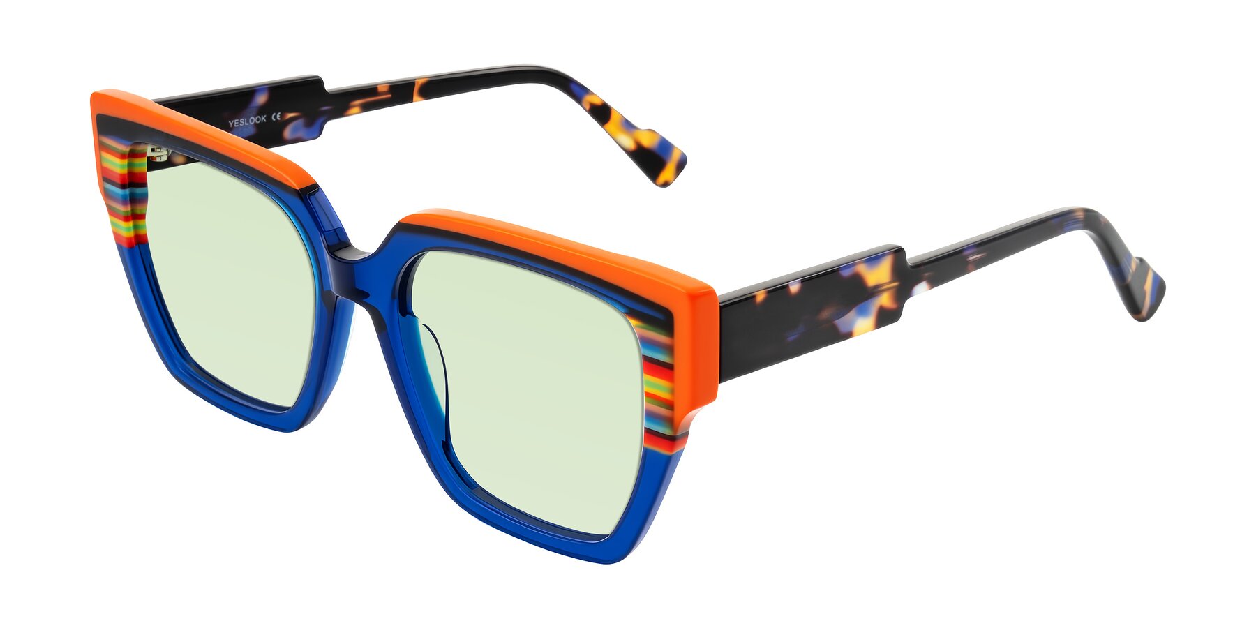 Angle of Delph in Cobalt Sprint with Light Green Tinted Lenses