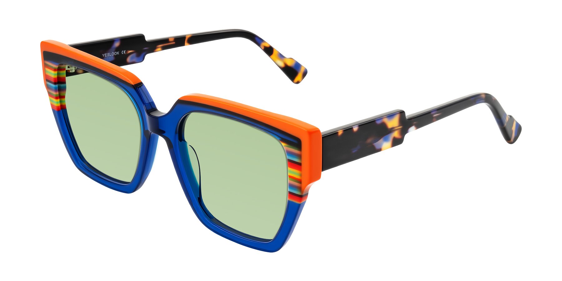 Angle of Delph in Cobalt Sprint with Medium Green Tinted Lenses