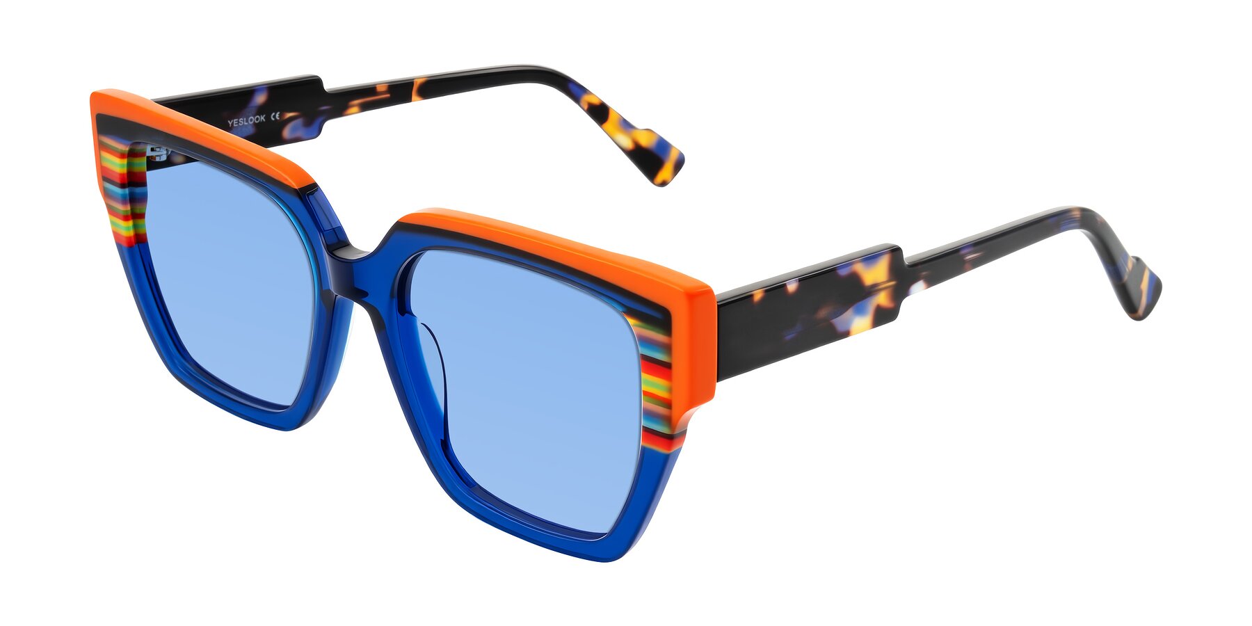Angle of Delph in Cobalt Sprint with Medium Blue Tinted Lenses