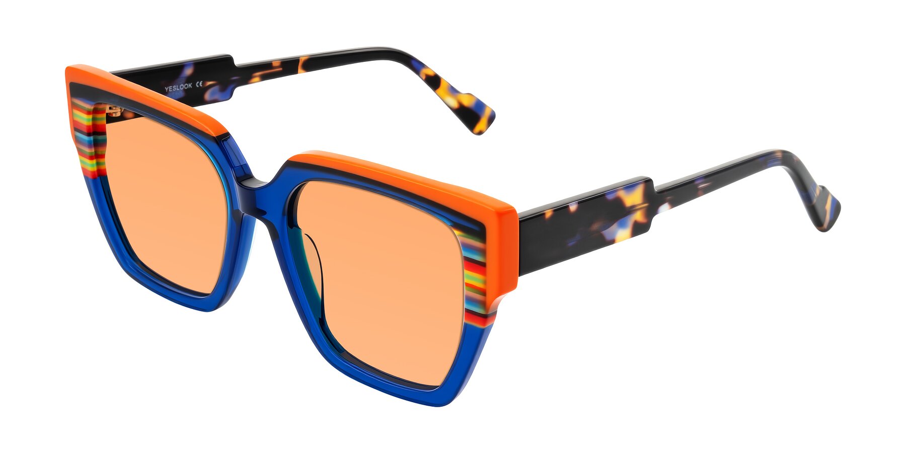 Angle of Delph in Cobalt Sprint with Medium Orange Tinted Lenses
