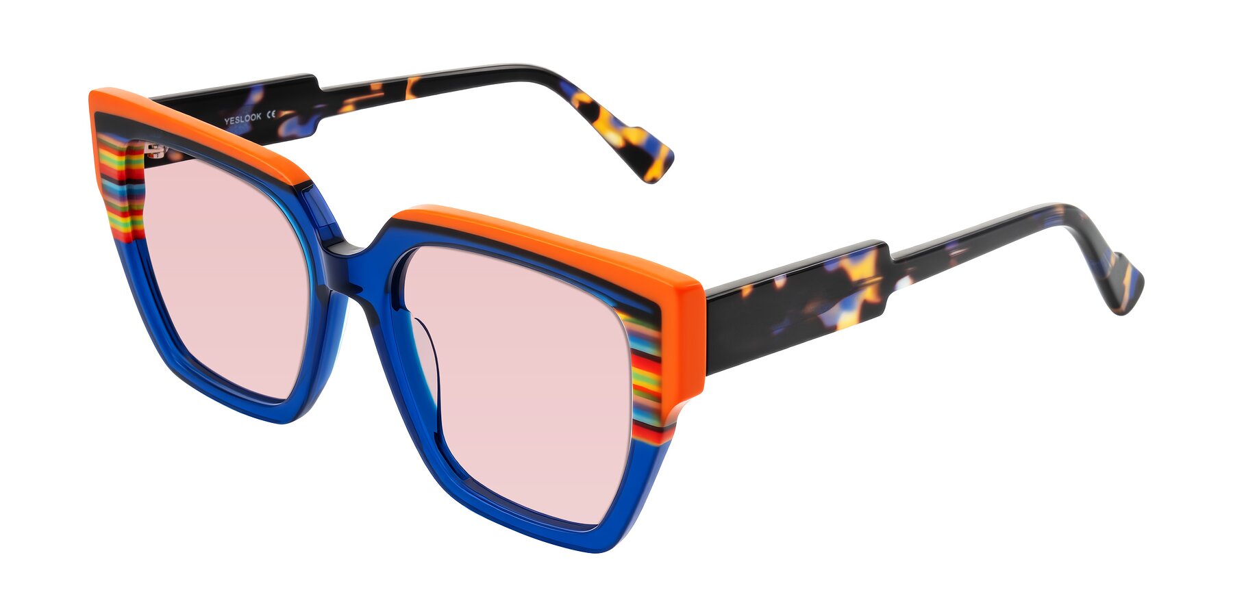 Angle of Delph in Cobalt Sprint with Light Garnet Tinted Lenses
