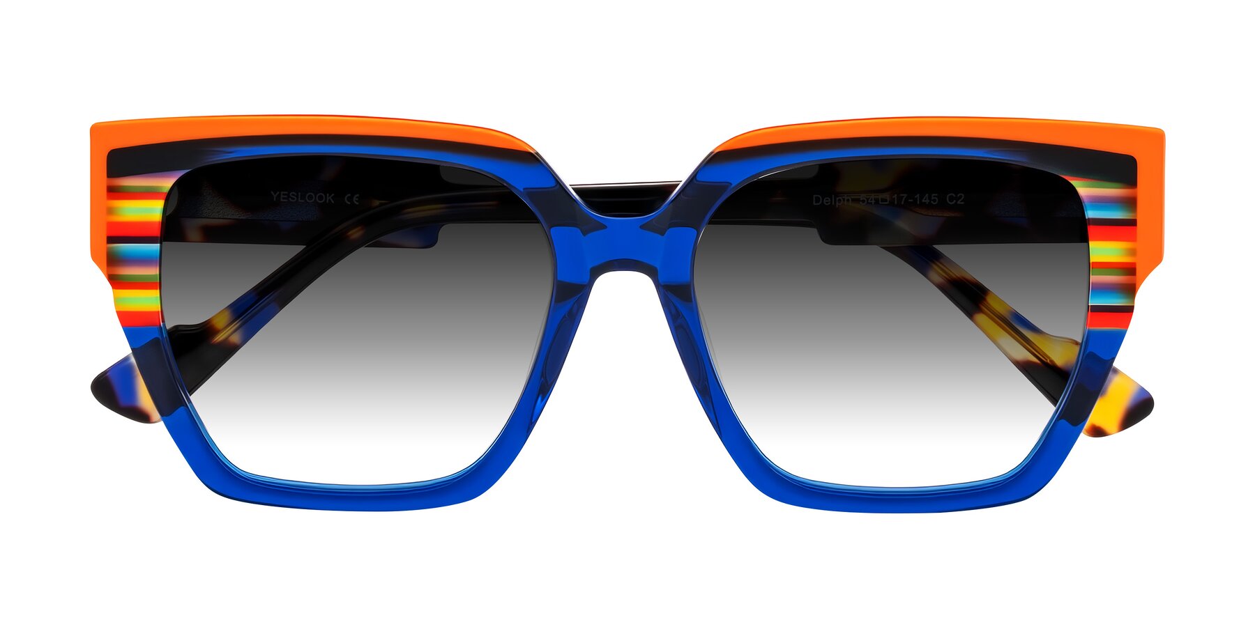 Folded Front of Delph in Cobalt Sprint with Gray Gradient Lenses