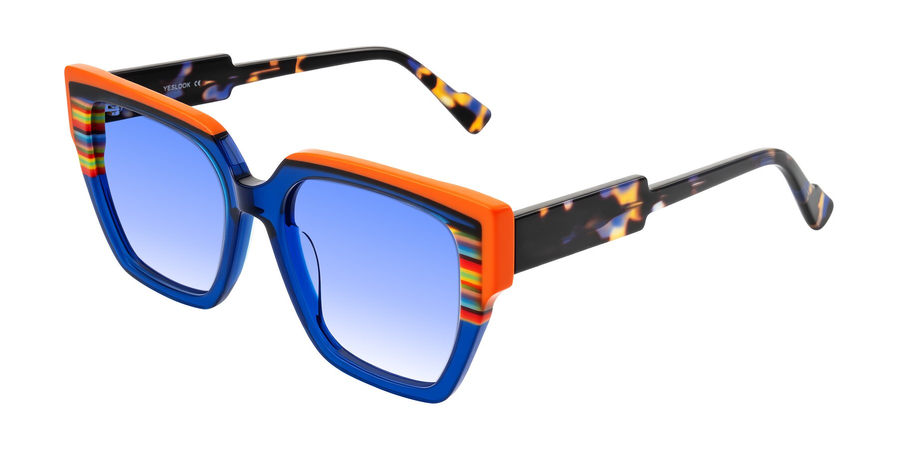Angle of Delph in Cobalt Sprint with Blue Gradient Lenses