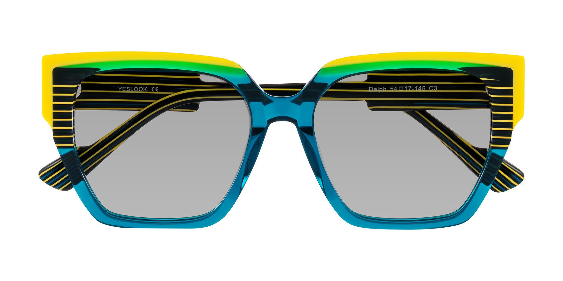 Folded Front of Delph in Petrol Rally with Light Gray Tinted Lenses