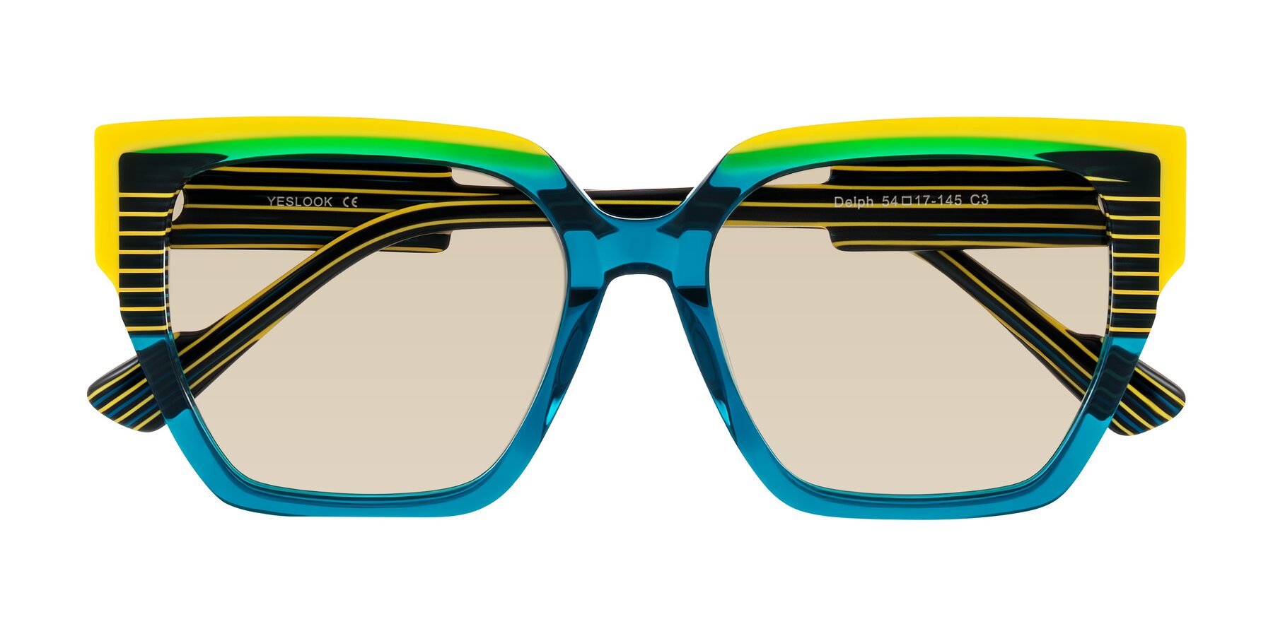 Folded Front of Delph in Petrol Rally with Light Brown Tinted Lenses