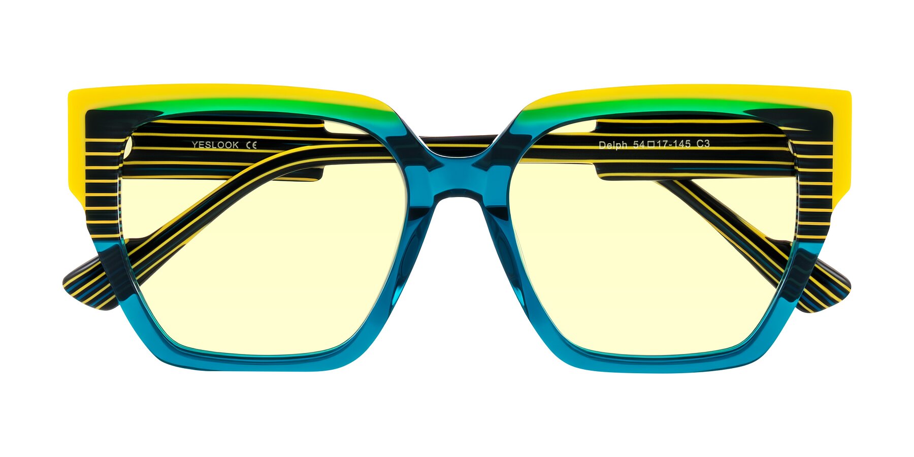 Folded Front of Delph in Petrol Rally with Light Yellow Tinted Lenses