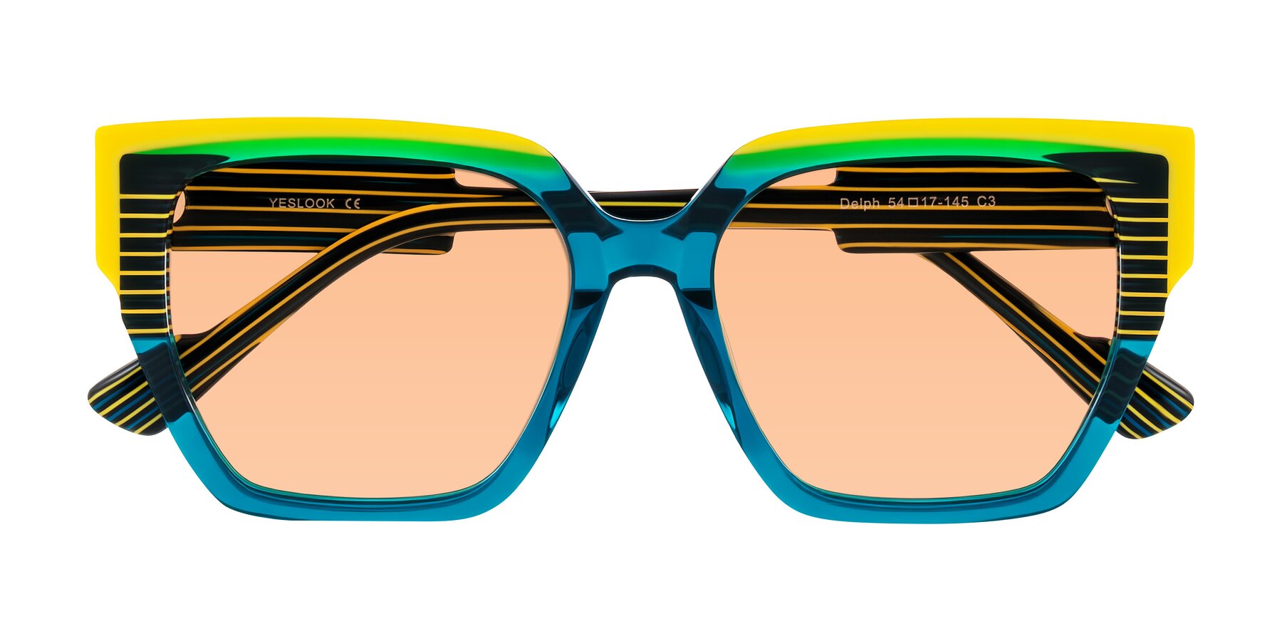 Folded Front of Delph in Petrol Rally with Light Orange Tinted Lenses